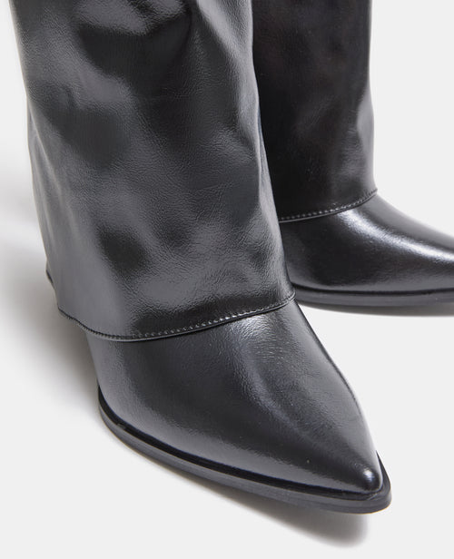 Bottes hautes avec revers, talons et bouts pointus - PIMKIE - 4