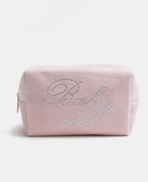 Trousse de toilette en velours avec strass - PIMKIE - 1