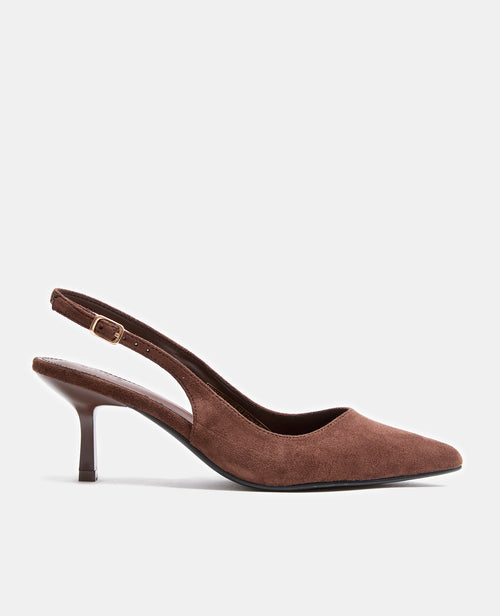 Escarpins pointus talon ouvert - PIMKIE - 1