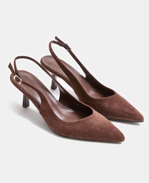Escarpins pointus talon ouvert - PIMKIE - 2