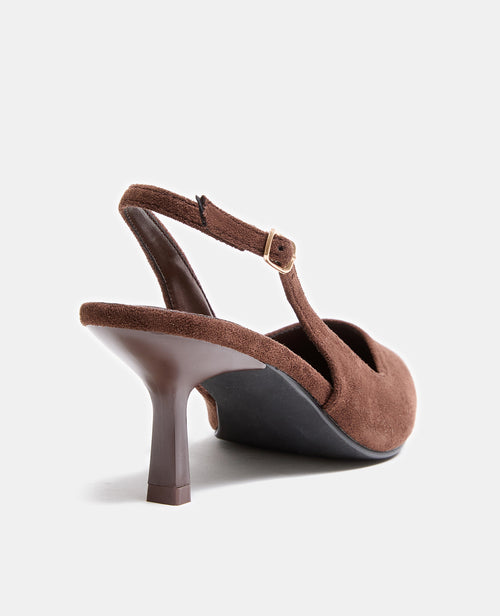 Escarpins pointus talon ouvert - PIMKIE - 3