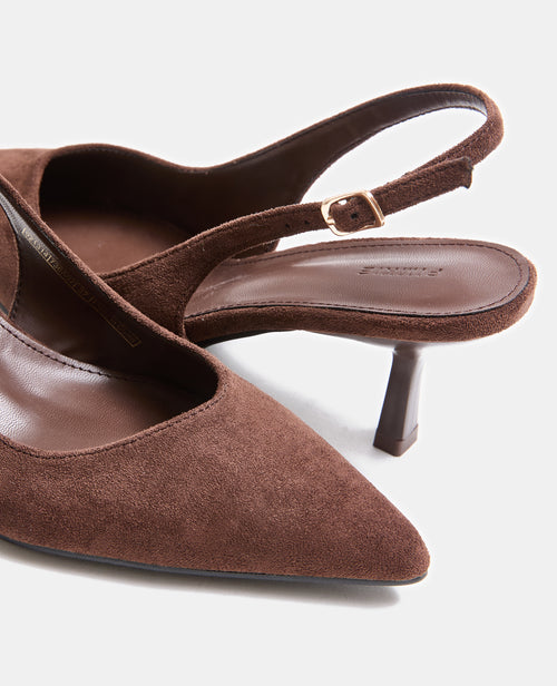 Escarpins pointus talon ouvert - PIMKIE - 4