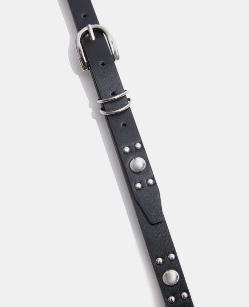 Ceinture fine en simili avec clous - PIMKIE - 2