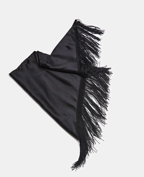 Foulard triangle satin avec franges - PIMKIE - 2