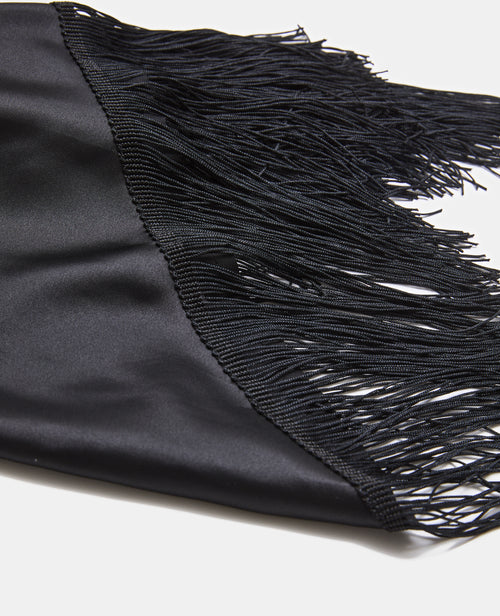 Foulard triangle satin avec franges - PIMKIE - 3