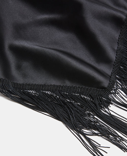Foulard triangle satin avec franges - PIMKIE - 4