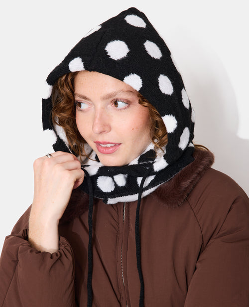 Cagoule motif pois - PIMKIE - 1