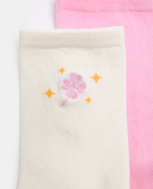 2 paires de chaussettes avec trèfles 4 feuilles - PIMKIE - 2