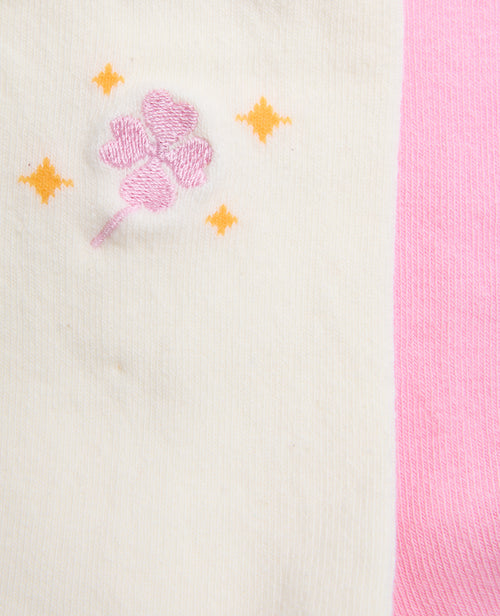 2 paires de chaussettes avec trèfles 4 feuilles - PIMKIE - 3