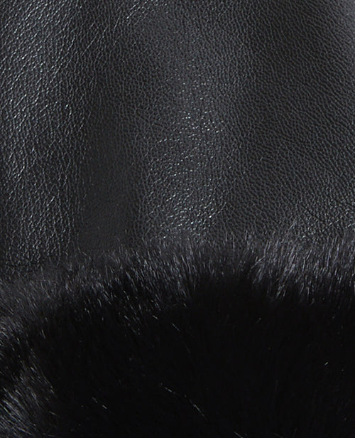 Paire de gants en simili avec fausse fourrure - PIMKIE - 4
