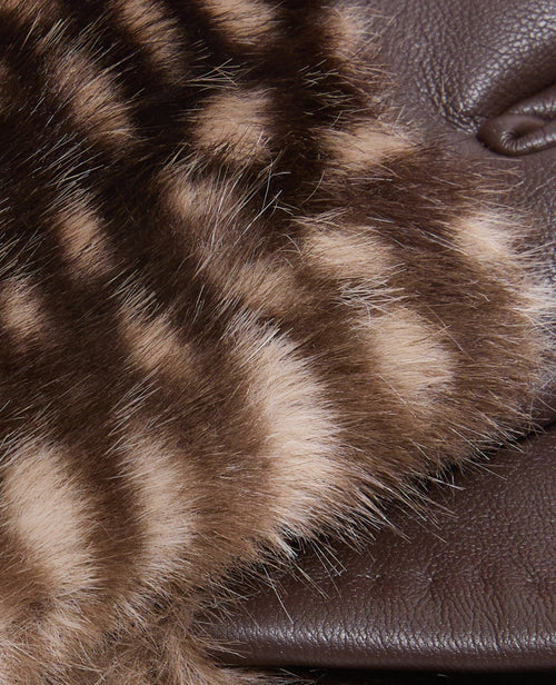 Paire de gants en simili avec fausse fourrure faon - PIMKIE - 3