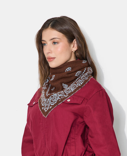 Echarpe triangle réversible motif bandana - PIMKIE - 4