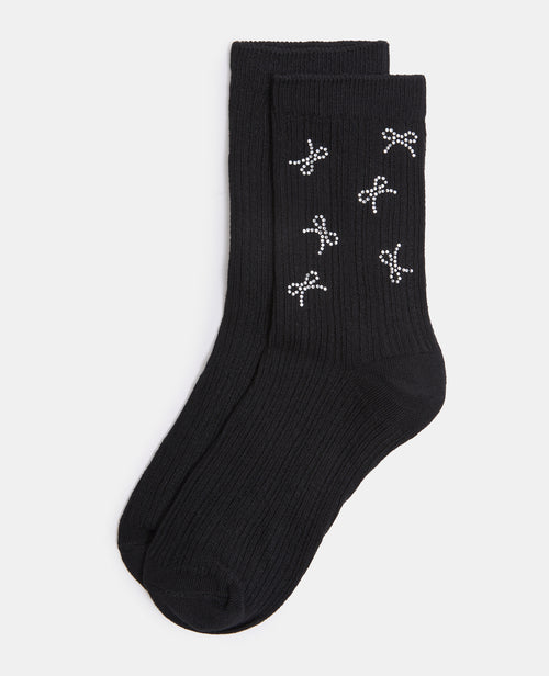 Paire de chaussettes avec strass - PIMKIE - 1