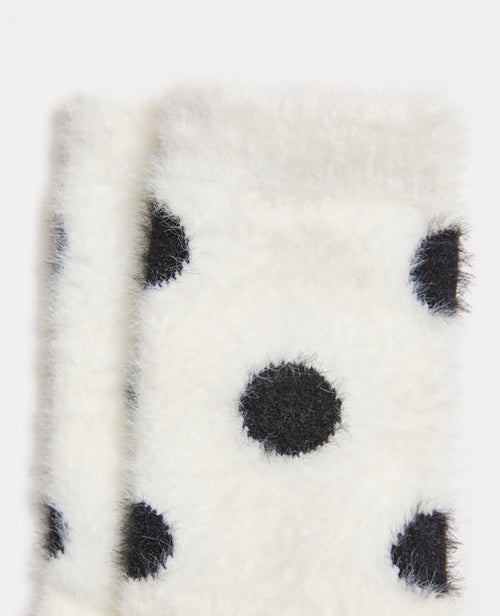 Paire de chaussettes fluffy à pois - PIMKIE - 2