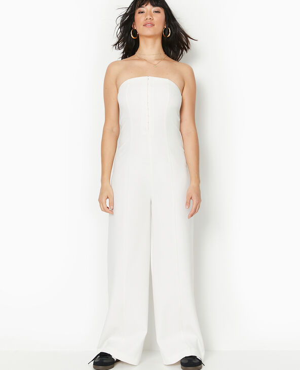 Combinaison bustier blanc - Pimkie
