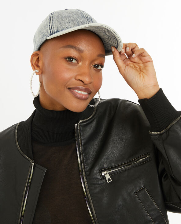 Casquette en jean bleu - Pimkie