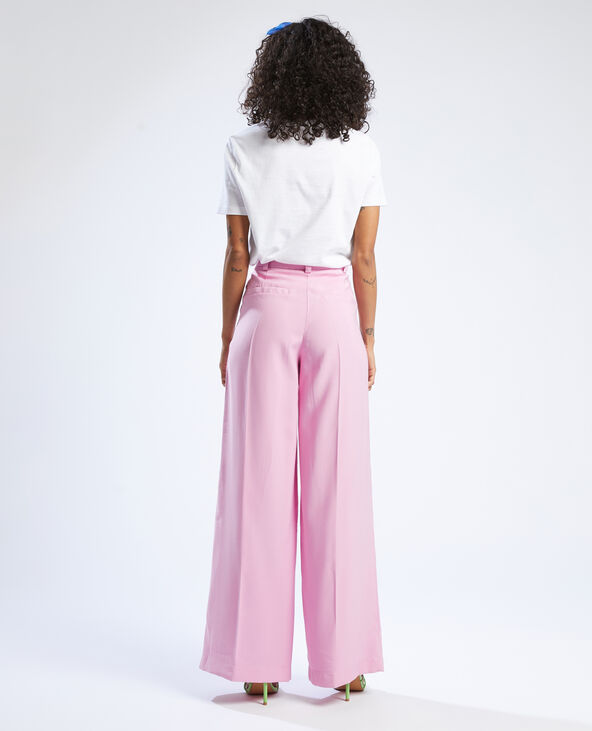 Pantalon wide leg rose - Pimkie