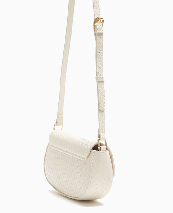 Sac boxy effet tressé beige - Pimkie