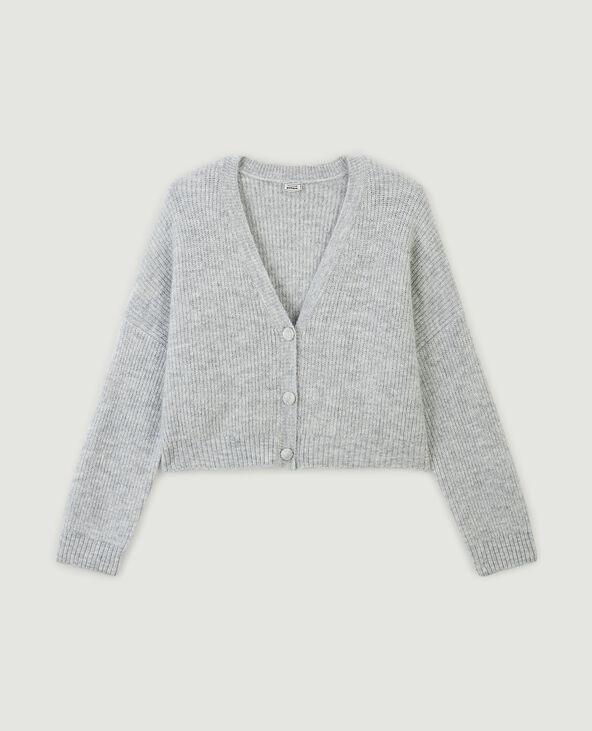 Gilet court en maille