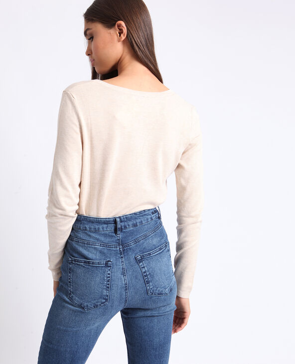 Gilet boutonné beige - Pimkie