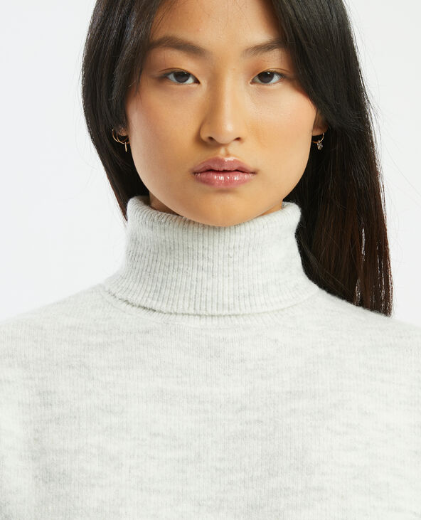 Pull à col roulé gris clair - Pimkie