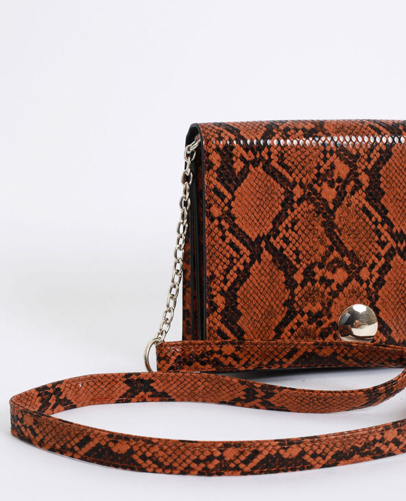 Petit sac python camel - Pimkie