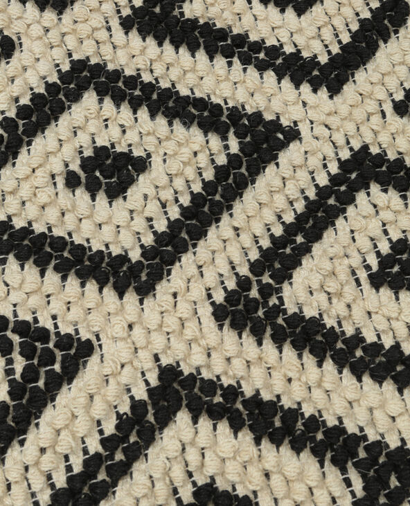 Tapis jute boules noir - Pimkie