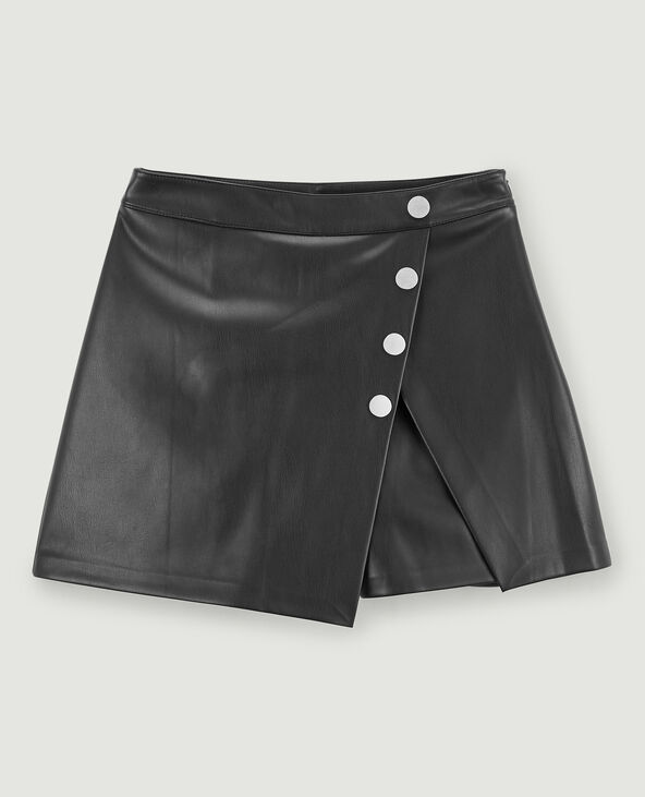 Jupe short en simili cuir Pimkie