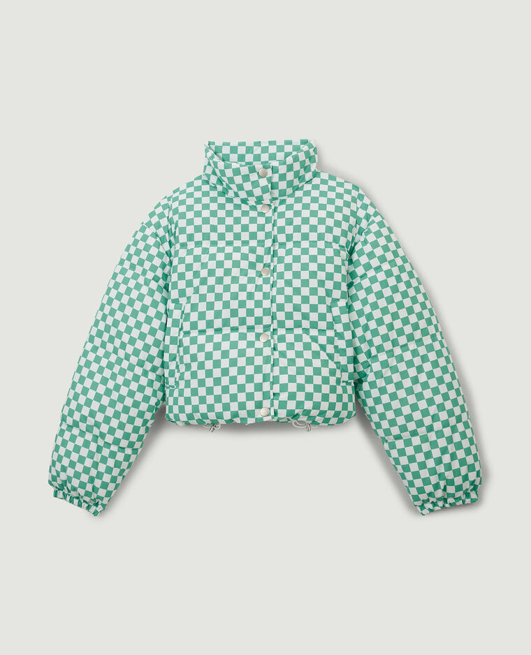 Doudoune courte vert - Pimkie