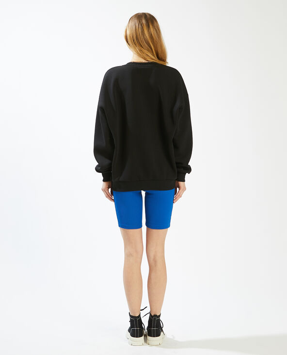 Sweat oversize noir - Pimkie