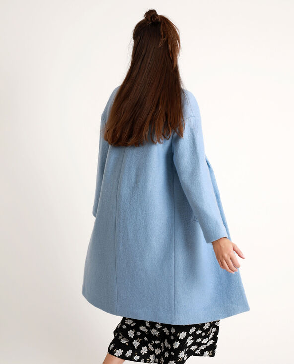 Manteau long avec laine