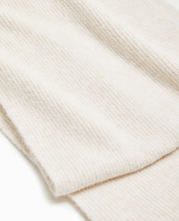 Echarpe en maille ultra douce beige - Pimkie