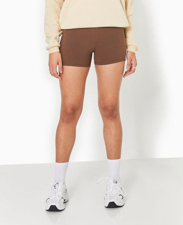 Short cycliste court marron - Pimkie