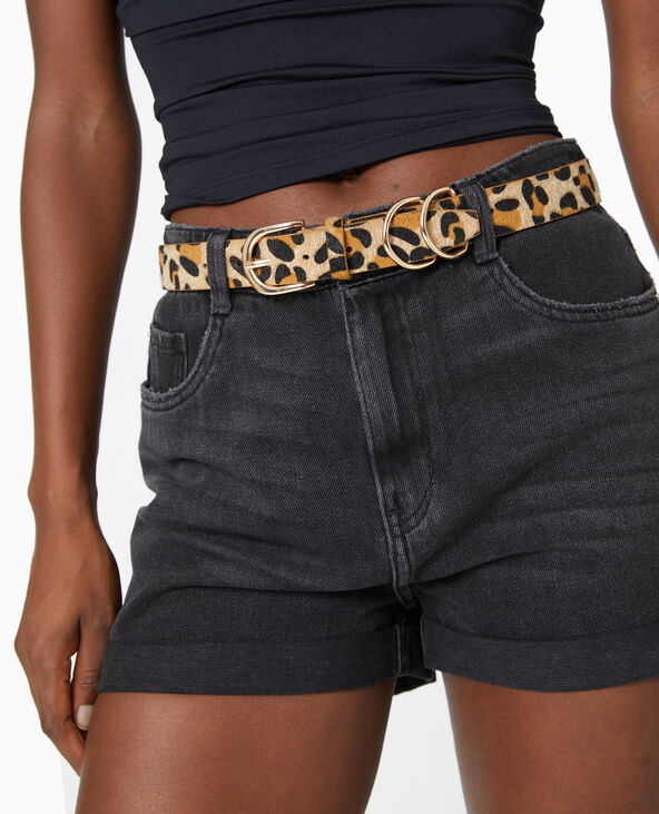 Ceinture facon pelage leopard Pimkie