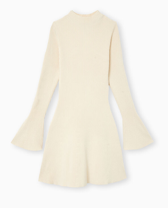 Robe en maille forme danseuse écru - Pimkie