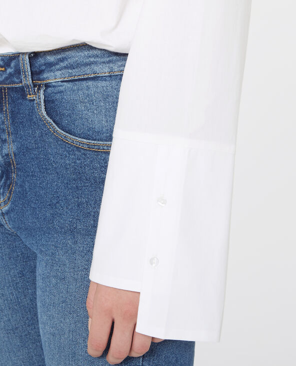 Chemise poche poitrine blanc - Pimkie