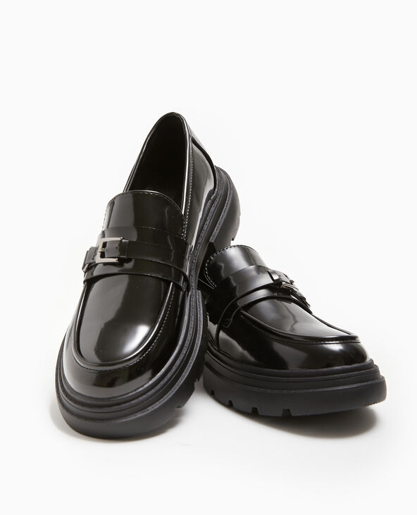 Mocassins semelles chunky noir - Pimkie
