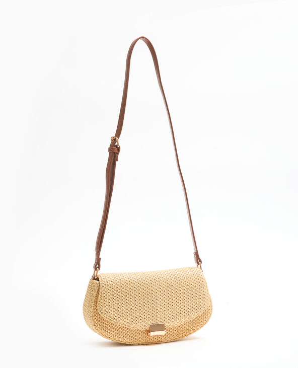 Sac boxy en raphia beige - Pimkie