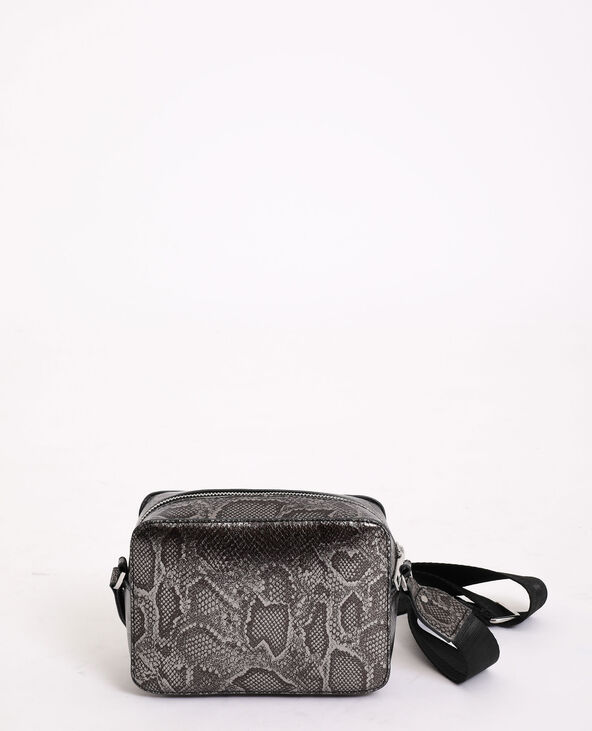 Petit sac imprimé serpent argenté - Pimkie