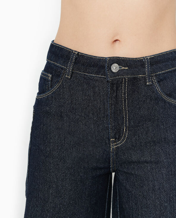 Jean wide avec poches côtés taille regular bleu - Pimkie
