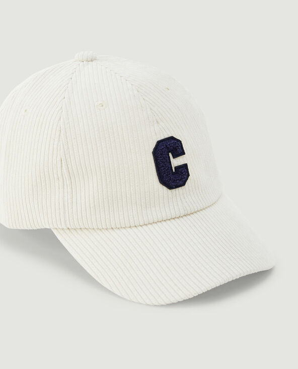 Casquette en velours écru - Pimkie