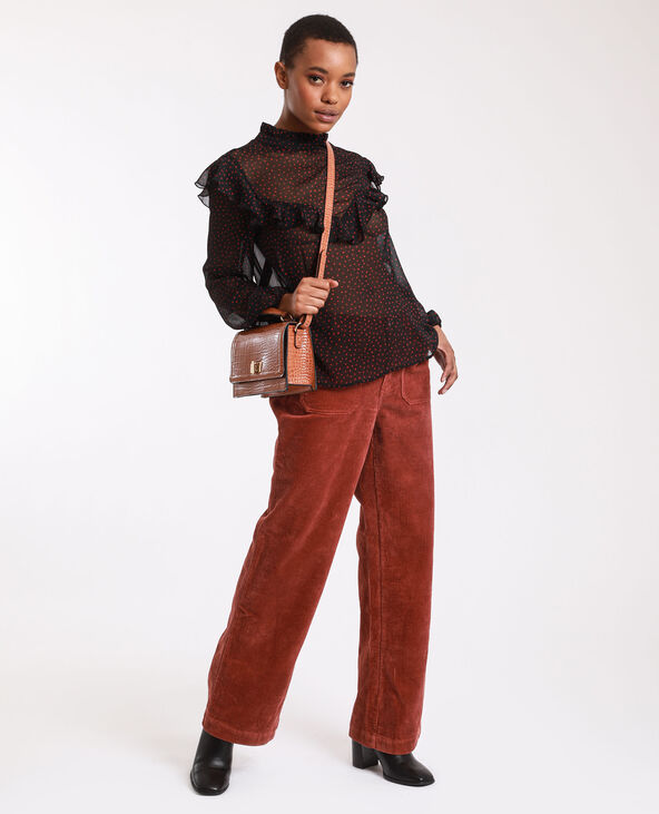 Blouse à pois noir - Pimkie