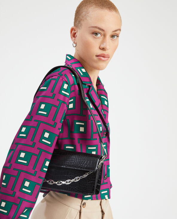 Sac baguette effet croco Pimkie