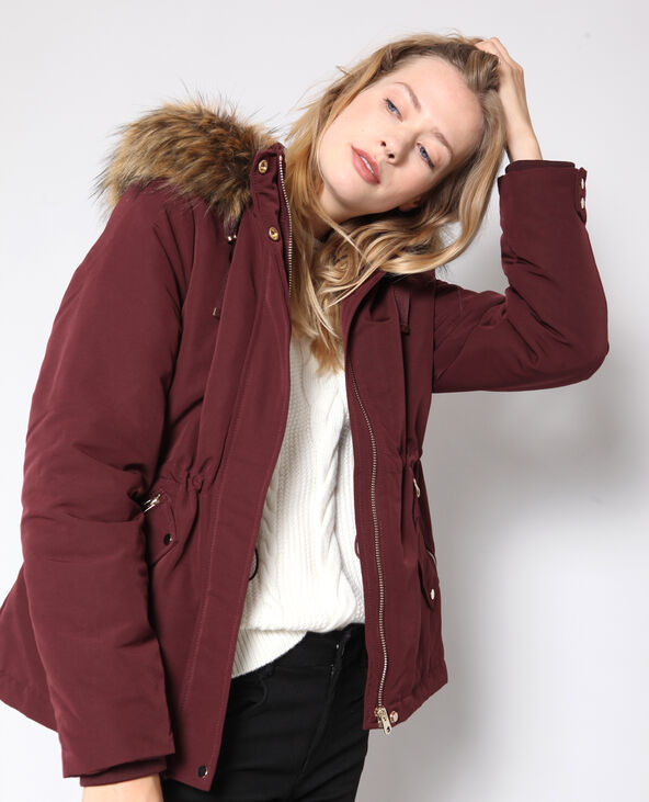 Parka bordeaux femme sales