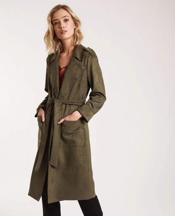 Trench en suedine outlet