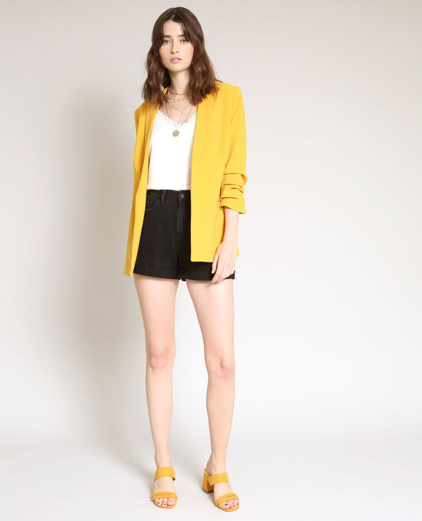 Blazer manches 3/4 camel - Pimkie