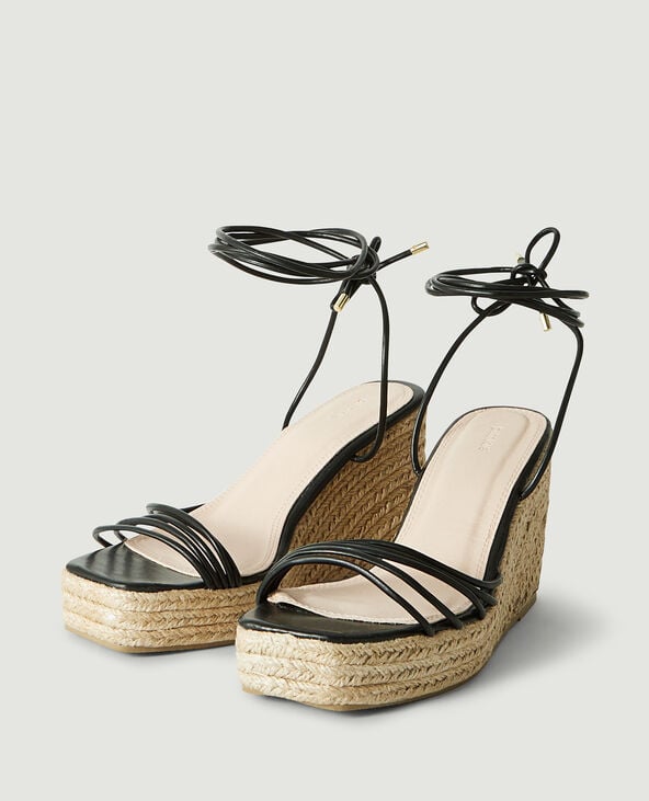 Sandales compensées noir - Pimkie