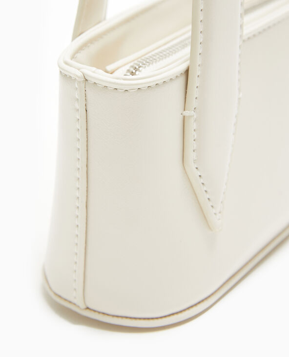Sac baguette avec grandes poignées blanc - Pimkie