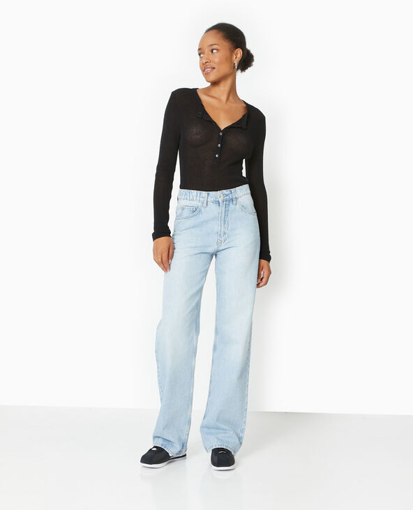 Jean avec ceinture élastique online
