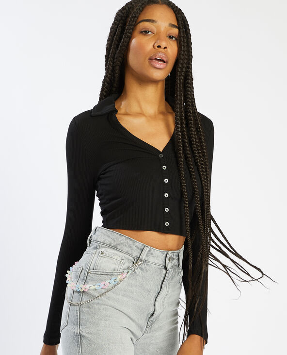 Chaîne multicolore pour pantalon vert - Pimkie